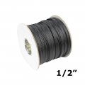 12mm to 15.8mm Black 1/2" Split Loom Wire Warp Conduit Corrugated Hose Electrical Flexible Braid Sleeve Lot Flame Retardant