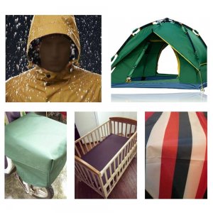 Tent Canvas Waterproof Cloth Mildew / Stain / Fade-Resistant Army Green Color