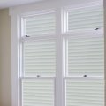 Frosted Window Film Static Cling Decorative Glass Film 72" x 36" UV Protection Window Privacy Film Non Adhesive Window Cling for Home Office Meeting Room, Frosted Stripe Patterns