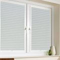 Frosted Window Film Privacy Window Sticker Non Adhesive Window Vinyl Film 216" x 36" Removable Static Cling Window Film UV Protection Striped Pattern for Home Office
