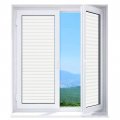 252inch x 36inch Frosted Window Film Privacy Window Sticker Non Adhesive Window Vinyl Film Removable Static Cling Window Film UV Protection Striped Pattern for Home Office