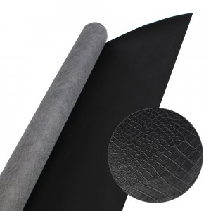 Premium Grade Vinyl Fabric Faux Leather Crocodile Pattern Waterproof Upholstery 36inch x 54inch