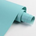 Sky Blue Faux Leather Fabric Sheets Premium Vinyl PVC leatherette textile leather warm&soft touch picture frames