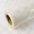 24" x 36" Mosaic Style Window Privacy Film White Grid Sticker Non Adhesive Removable Static Cling