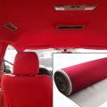 Red Upholstery Automotive Headlining Foam Fabric 185inch Length Renovate&Work Roof,Seat,Sunroof