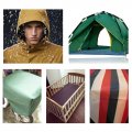 Outdoor Canvas Awning Ivory Color Waterproof Fabric UV Resistant Multi-purpose