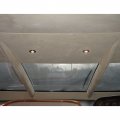 Grey 36" x 54" Faux Leather Backing Foam Headliner Vinyl Fabric Upholstery Sag Replace