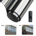 Window Tint One Way Mirror Film Heat Reflective Building Commercial Solar Office home apartment residence UV block window films 60"x72"