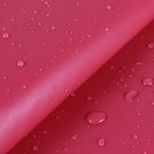 Water/UV Resistant Canvas Tent Water Repellent Dustproof Airtight Red Fabric