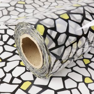 Stained Glass Decorative Window Film 72"x36" No Glue Static Cling Privacy Anti UV