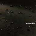 Black Vinyl Fabric Faux PVC Leather Waterproof Upholstery Decoration Renovate 288inch Long