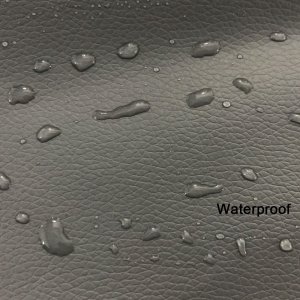 Faux Leather Fabric Sheets PVC Textile Artificial Highly Durable 180inch Length Grey