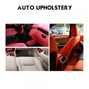 252" x 54" Faux Leather Fabric Sheets Grey Textile Artificial Highly Durable