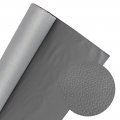 252" x 54" Faux Leather Fabric Sheets Grey Textile Artificial Highly Durable