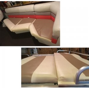 Marine Upholstery Faux Leather Fabric Vinyl Auto Boat Seat Replace 180inch Long