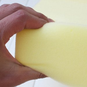 1" Thick x 29" x 80" White Upholstery Seat Cushion Firm Rubber Foam Sheet Cushion Replacement Sheet-Great For Boat Seats Benches