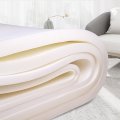 2" Thick x 29" x 80" White Upholstery Seat Cushion Firm Rubber Foam Sheet Cushion Replacement Sheet-Great For Boat Seats Benches