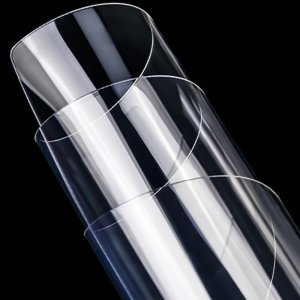 180" Length Clear Marine Grade Vinyl PVC Waterproof 8Guage (0.2mm) Greenhouse Windows Wind-breakers Covers Other Application