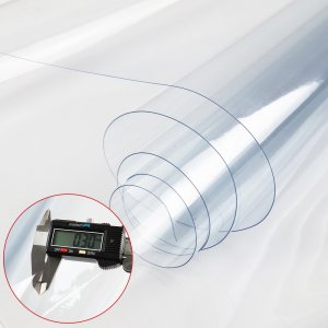 12Gauge (0.3mm) 48" x 288" Clear Vinyl PVC Fabric Marine Waterproof Furniture Covers Table Top Covers