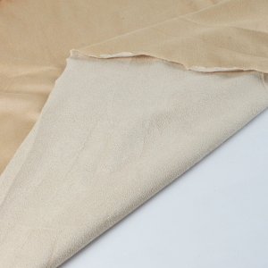 Premium Beige Faux Suede Upholstery Fabric w Backing Car Van Camper Home & Furnishing 60" x 36"
