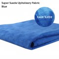 Blue Suede Upholstery Fabric Curtains Sofa Faric 36" x 60"