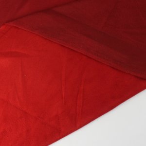 Red Soft Faux Suede Upholstery Fabric Furniture Repair Sofas, Cushions Headlining Seating 60" x 36"