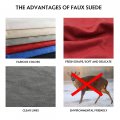 White Faux Upholstery Suede Fabric Material Sag Replace 360" x 60"
