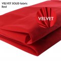 Red Velvet Fabric Material Dressmaking Upholstery Cushion Craft Fancy Dress 96inch x 58inch